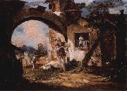 Kurtisane und Soldat, Giovanni Antonio Canal